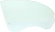 Front, Driver Side Door Glass, Green Tint, Without Clips, Replaces NAGS No. DD10702 GTNN