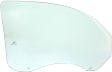 Front, Passenger Side Door Glass, Green Tint, Without Clips, Replaces NAGS No. DD10696 GTNN