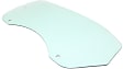 Front, Passenger Side Door Glass, Green Tint, Without Clips, Replaces NAGS No. DD10696 GTNN
