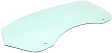 Front, Driver Side Door Glass, Green Tint, Without Clips, Replaces NAGS No. DD10697 GTNN