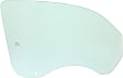 Front, Driver Side Door Glass, Green Tint, Without Clips, Replaces NAGS No. DD10697 GTNN
