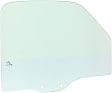 Front, Driver Side Door Glass, Green Tint, Without Clips, 2-Door, Extended Cab Pickup/2-Door, Standard Cab Pickup/4-Door, Extended Cab Pickup, Replaces NAGS No. DD10319 GTNN