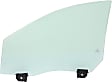 Front, Passenger Side Door Glass, Green Tint, Replaces NAGS No. DD12527 GTYN