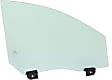 Front, Driver Side Door Glass, Green Tint, Laminated, Replaces NAGS No. DD12528 GTYN