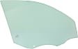 Front, Passenger Side Door Glass, Green Tint, Without Clips, Replaces NAGS No. DD12558 GTNN