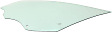 Front, Driver Side Door Glass, Green Tint, Without Clips, Replaces NAGS No. DD12559 GTNN