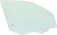 Front, Driver Side Door Glass, Green Tint, Without Clips, Replaces NAGS No. DD12559 GTNN