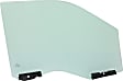 Front, Driver Side Door Glass, Green Tint, With Clips, Replaces NAGS No. DD12394 GTYN