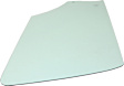 Front, Driver Side Door Glass, Green Tint, Without Clips, For Models with 100.8 or 110.2 Inches Roof, Replaces NAGS No. DD12321 GTNN