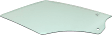 Front, Passenger Side Door Glass, Green Tint, Without Clips, For Models with 83.2 inches Roof, Replaces NAGS No. DD12316 GTNN
