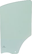 Front, Passenger Side Door Glass, Green Tint, Without Clips, For Models with 83.2 inches Roof, Replaces NAGS No. DD12316 GTNN