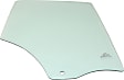 Front, Passenger Side Door Glass, Green Tint, Without Clips, For Models with 83.2 inches Roof, Replaces NAGS No. DD12316 GTNN