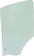 Front, Driver Side Door Glass, Green Tint, Without Clips, For Models with 83.2 inches Roof, Replaces NAGS No. DD12317 GTNN