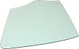 Front, Driver Side Door Glass, Green Tint, Without Clips, For Models with 83.2 inches Roof, Replaces NAGS No. DD12317 GTNN