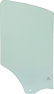 Front, Driver Side Door Glass, Green Tint, Without Clips, For Models with 83.2 inches Roof, Replaces NAGS No. DD12317 GTNN