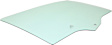 Front, Passenger Side Door Glass, Green Tint, Without Clips, Replaces NAGS No. DD12220 GTNN