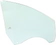 Front, Passenger Side Door Glass, Green Tint, Without Clips, Replaces NAGS No. DD12053 GTNN