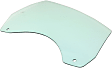 Front, Passenger Side Door Glass, Green Tint, Without Clips, Replaces NAGS No. DD12053 GTNN