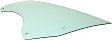 Front, Driver Side Door Glass, Green Tint, Without Clips, Replaces NAGS No. DD12054 GTNN