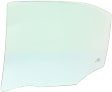 Rear, Driver Side Door Glass, Green Tint, Without Clips, Replaces NAGS No. DD10924 GTNN