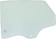 Rear, Passenger Side Door Glass, Green Tint, Without Clips, Replaces NAGS No. DD12055 GTNN