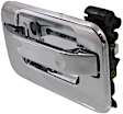 Rear, Driver Side Chrome Exterior Door Handle, Without Key Hole