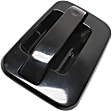 Rear, Driver Side Smooth Black Exterior Door Handle, Without Key Hole