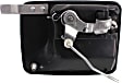 2000-2005 Ford Excursion - Rear, Driver Side Textured Black Exterior Door Handle, Without Key Hole