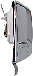 Front Or Rear, Passenger Side Chrome Exterior Door Handle, Without Key Hole