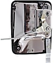 Front Or Rear, Passenger Side Chrome Exterior Door Handle, Without Key Hole