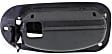 Rear, Passenger Side Textured Black Interior Door Handle, Extended Cab Pickup