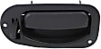 Rear, Driver Side Textured Black Interior Door Handle, Extended Cab Pickup