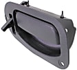 Rear, Driver Side Textured Black Interior Door Handle, Extended Cab Pickup