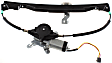 2009 Ford Explorer Sport Trac - Rear, Driver Side Power Window Regulator, With Motor