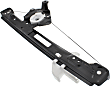 Rear, Passenger Side Power Window Regulator, Without Motor