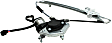 2007 Ford Escape - Rear, Driver Side Power Window Regulator, With Motor