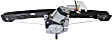 2008-2011 Ford Focus - Rear, Passenger Side Power Window Regulator, With Motor