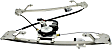 2005 Ford F-150 - Crew Cab Pickup Rear, Driver Side Power Window Regulator, With Motor