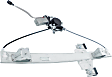 Extended Cab Pickup Rear, Driver Side Power Window Regulator, With Motor