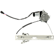 2008 Mercury Mariner - Rear, Driver Side Power Window Regulator, With Motor