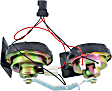Horn, High/Low, Electric, With Mounting Bracket and Wiring Harness