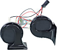 Horn, High/Low, Electric, With Mounting Bracket and Wiring Harness
