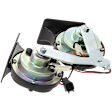 Horn, High/Low, Electric, With Bracket