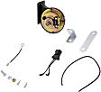 Horn, Low, Electric, With Mounting Bracket and Wiring Harness