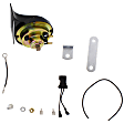 Horn, Low, Electric, With Mounting Bracket and Wiring Harness