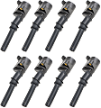 Ignition Coils, Set of 8, 8 Cyl., 4.6/5.4L Engines, With Curve Coil Boot