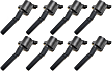 Ignition Coils, Set of 8, 8 Cyl., 4.6/5.4L Engines, With Curve Coil Boot