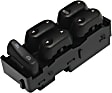 2002 Ford Explorer - Front, Driver Side Window Switch, 4-Door, Black, 5 Buttons