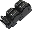 2001-2003 Ford Explorer Sport Trac - Front, Driver Side Window Switch, Black, 5-Button, 6 Cyl., 4.0L Engine