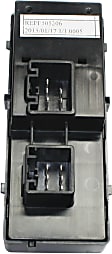 2001-2003 Ford Explorer Sport Trac - Front, Driver Side Window Switch, Black, 5-Button, 6 Cyl., 4.0L Engine